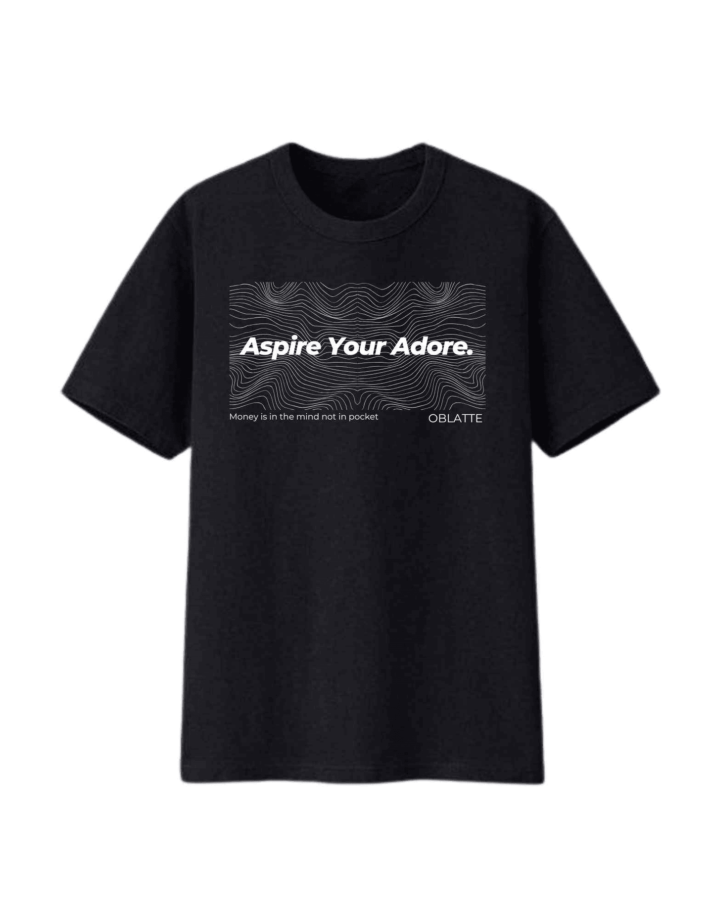 Oblatte Black Graphic Tee – Timeless Streetwear - Oblatte