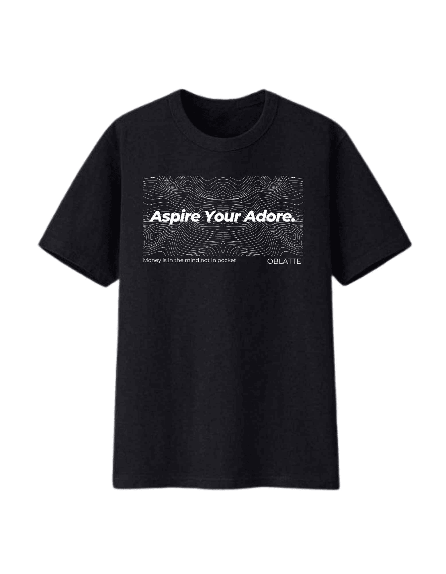 Oblatte Black Graphic Tee – Timeless Streetwear - Oblatte